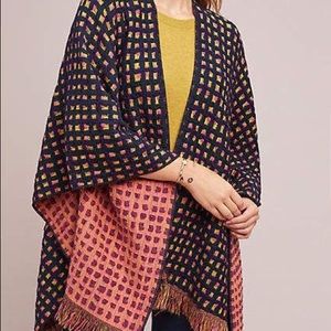 RARE Anthro Piazza Fringed Kimono Aldomartins, OS